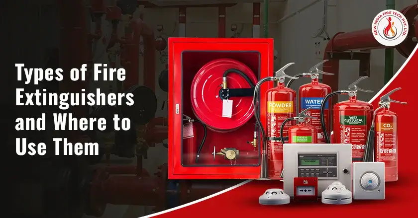Types of Fire Extinguishers and Where to Use Them